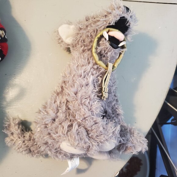 Disneyland Pirates of the Caribbean Dog Plush with Jail Keys Gray Stuffed Toy - Picture 2 of 6